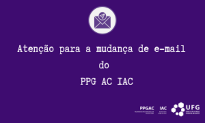 Mudança Email notícia