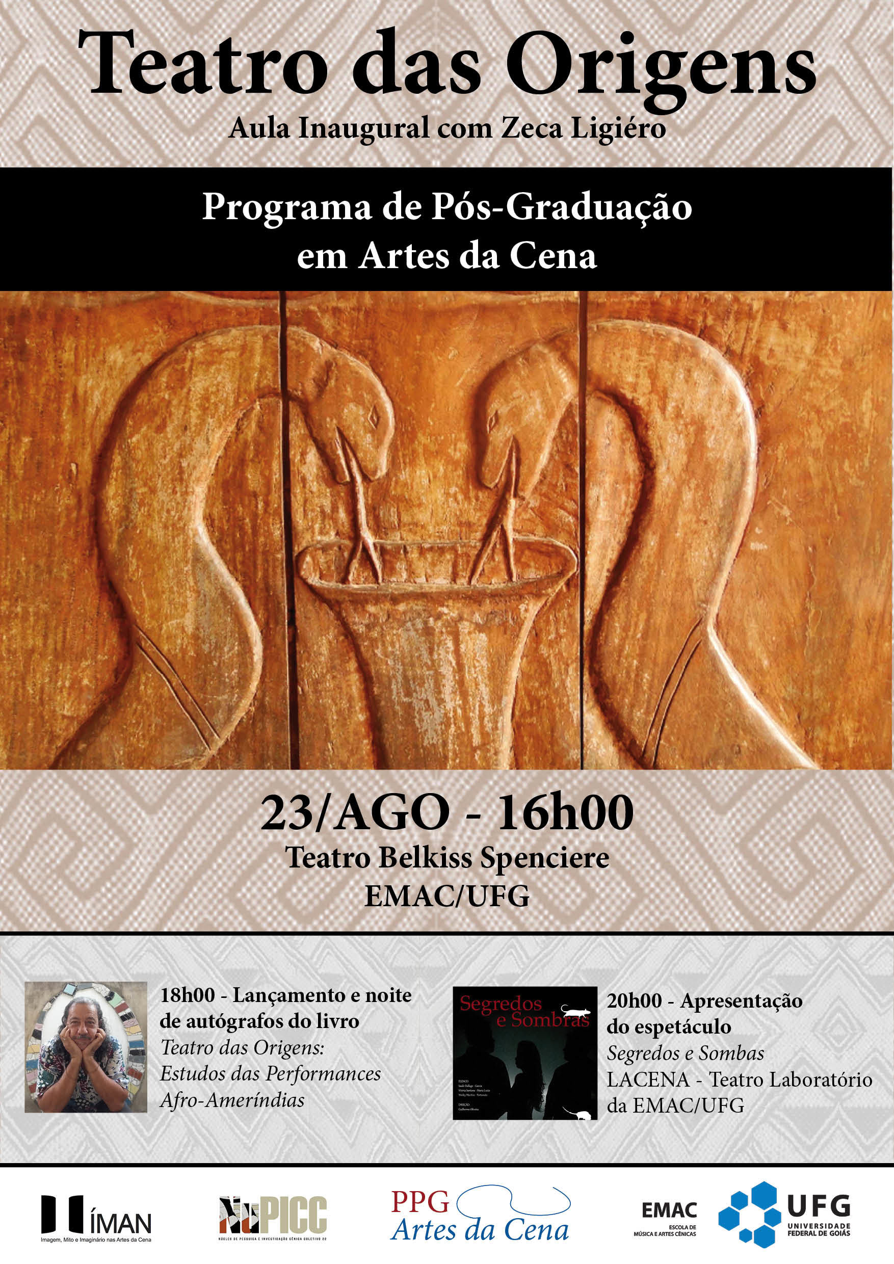 Cartaz - Zeca Ligiero PPG Artes da Cena