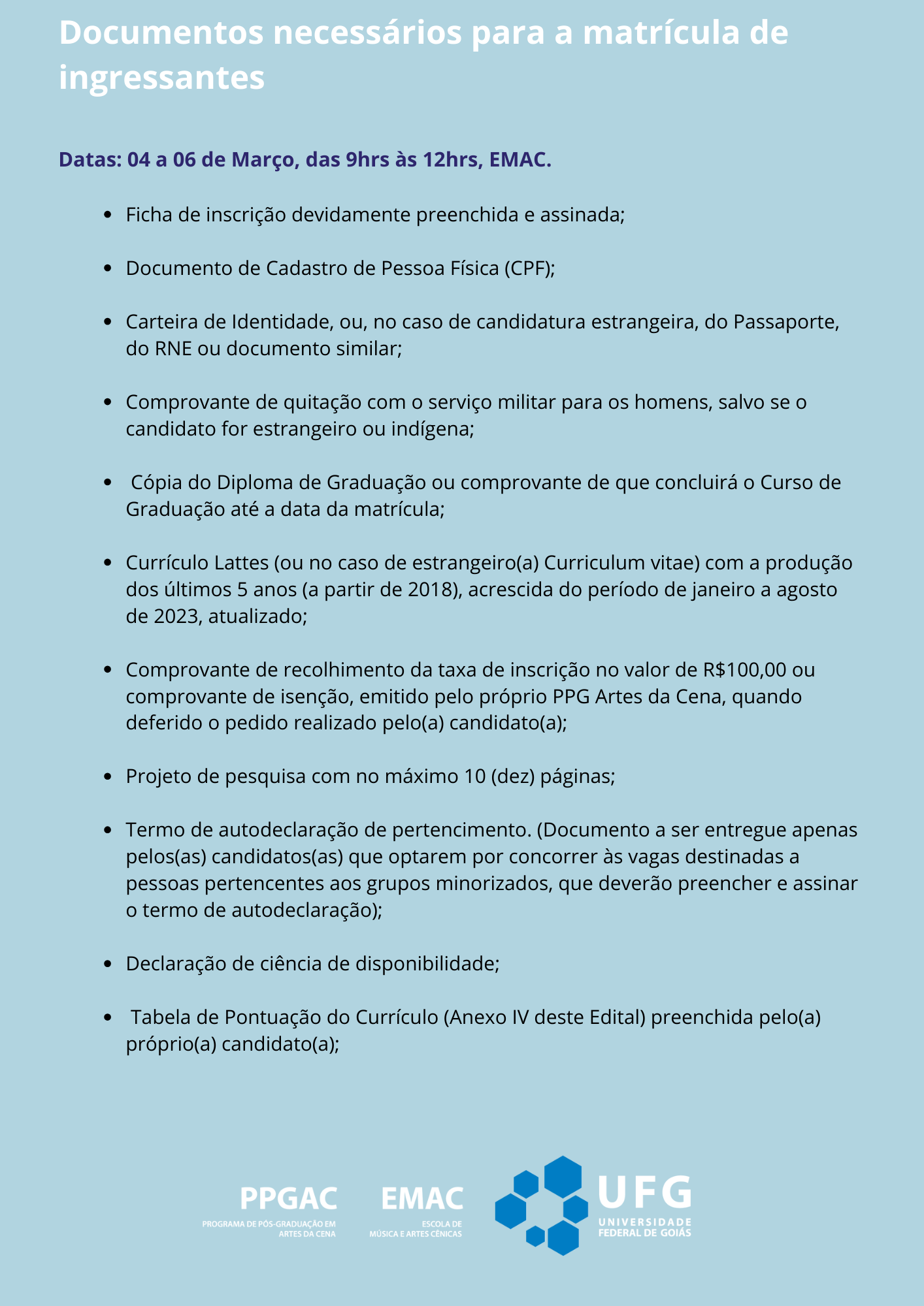 Matrícula Info