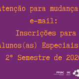 Banner email Aluno especial 2