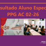 Notícia Resultado Aluno Especial