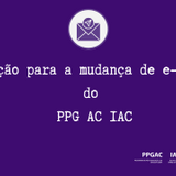 Mudança Email notícia