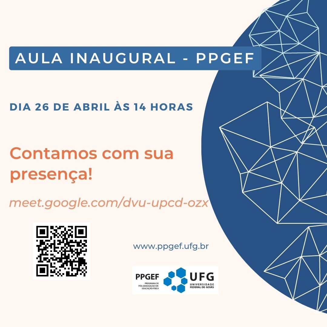 Aula inaugural PPGEF