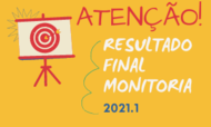 Resultado Monitoria 2021_1 card