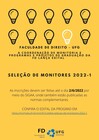 SELEÇÃO MONITORIA 2022.1