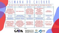 Programação semana do calouro