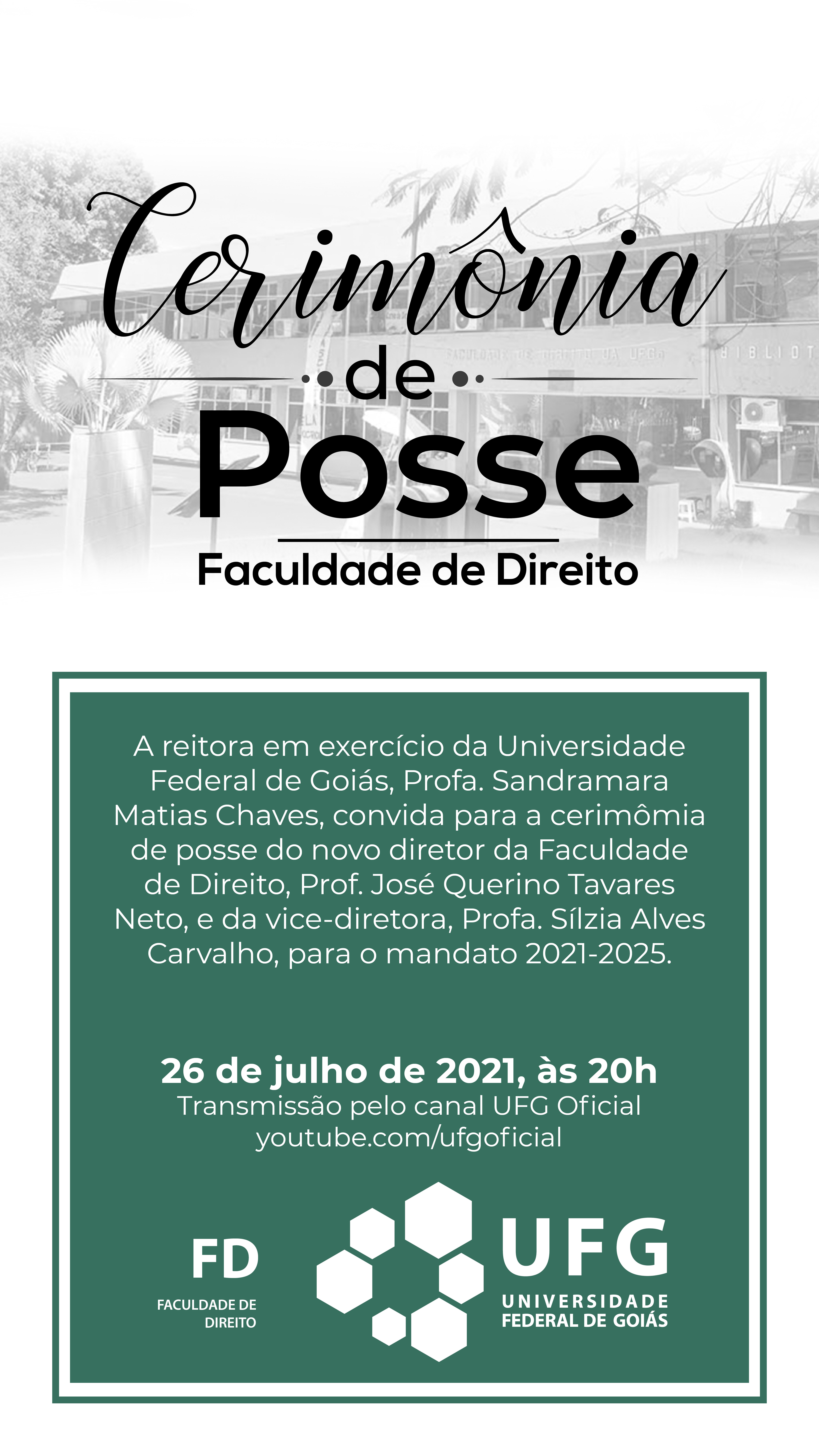 convite posse nova direçao