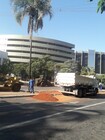 Abertura do canteiro central na Avenida Assis  para conversão à esquerda