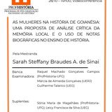 Discente Sarah Steffany Braudes A. de Sinai