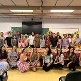 foto confraternização prof