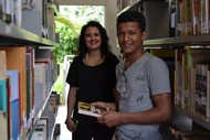 Visitação à Biblioteca Seccional do Museu Antropológico após a inauguração no sistema SIBI.