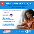 Banner Curso Capacitação de Ingles para servidores