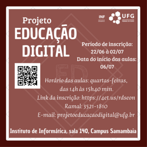 Folder Educação Digital 2022/1