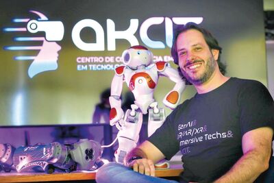 Arlindo Galvão, do Akcit: conexão entre ciência e empreendedorismo (Wildes Barbosa / O Popular)