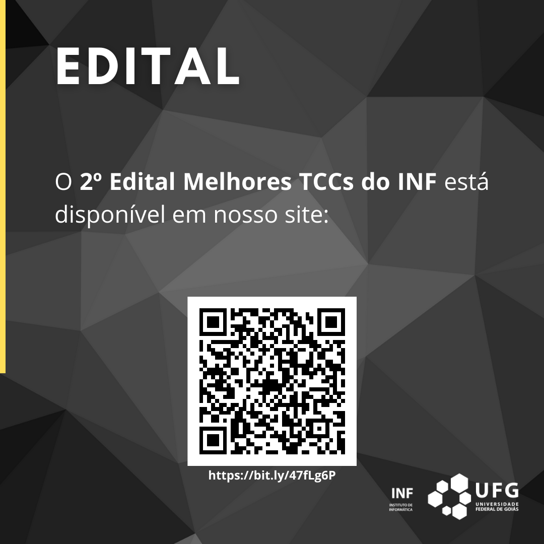 2º Edital Melhores TCCs do INF 2023/1