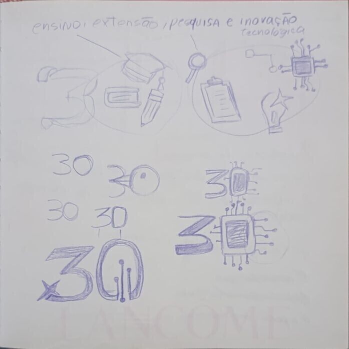 Processo criativo selo comemorativo 2