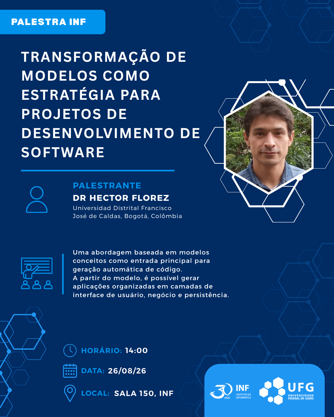 Palestrante prof da Columbia Bogota