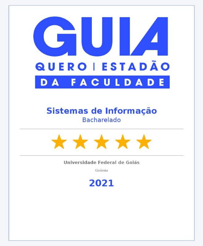 Selo de SI Guia da Faculdade 2021