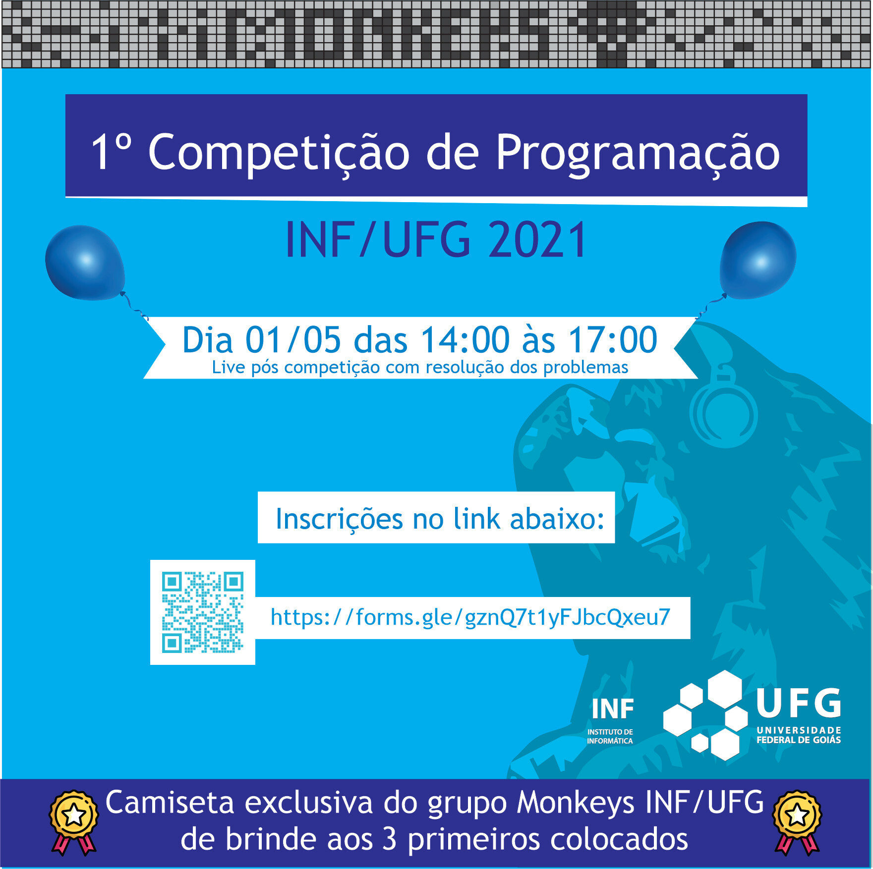 Arte Monkeys Marca do INF