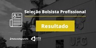 Imagem Seleção Bolsista Profissional Resultado final