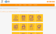 FIC/UFG lança página para orientar os estudantes no retorno às aulas