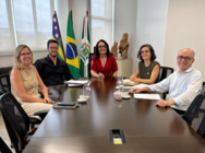 primeira reunião da reitoria com a direção da FCT