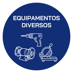 Ícone dos equipamentos manuais e diversos