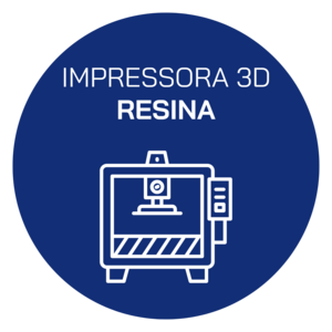 Ícone da impressora 3D de resina