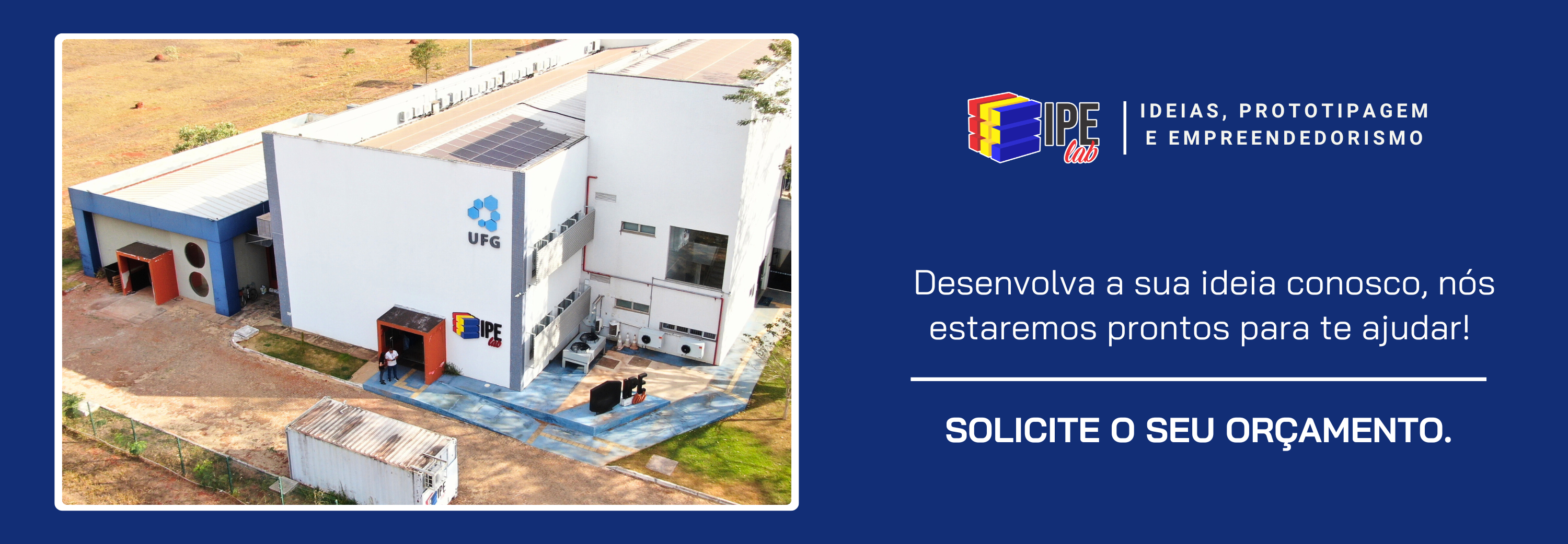 Desenvolva a sua ideia conosco, nós estaremos prontos para te ajudar! Solicite o seu orçamento.