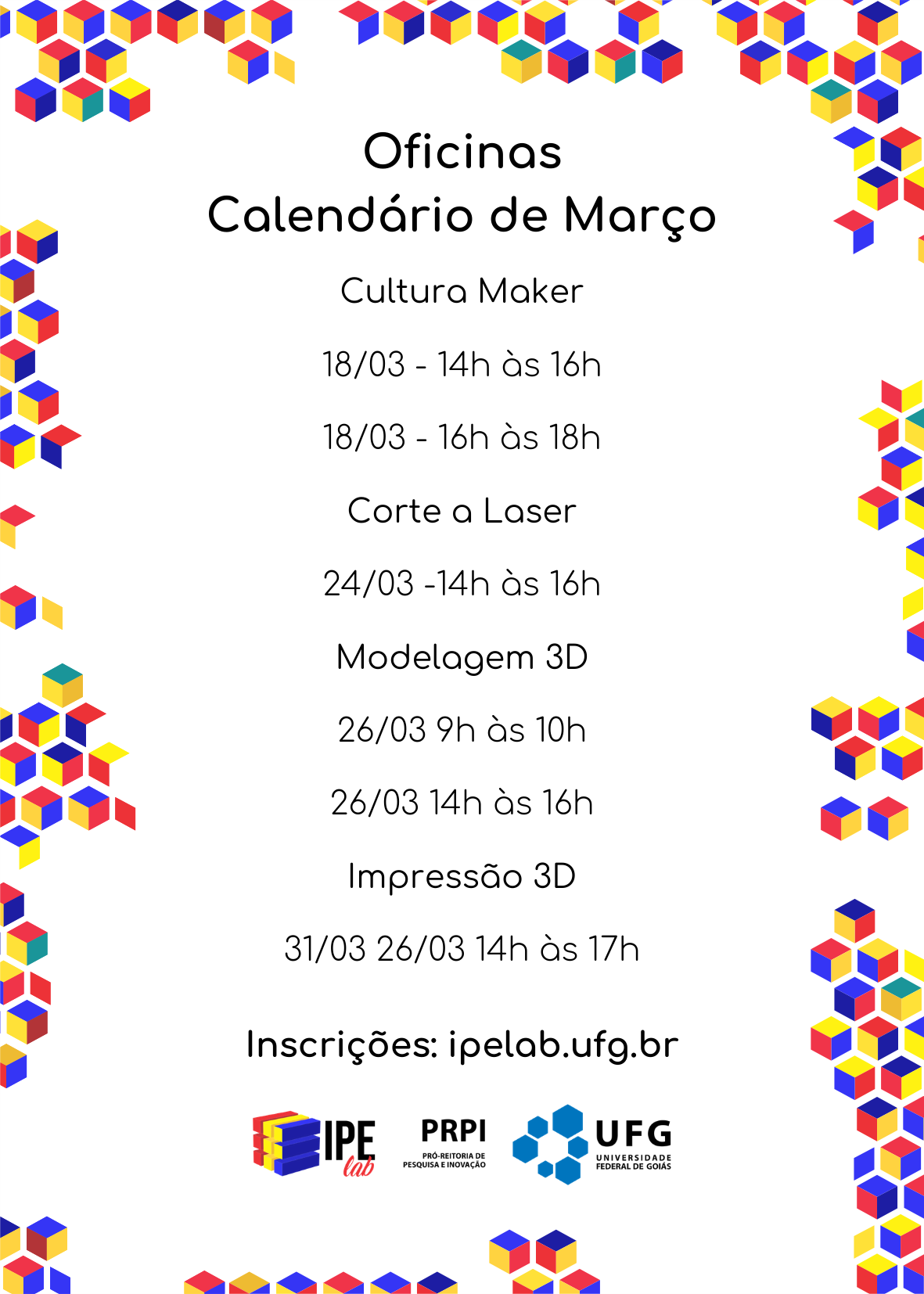 Banner Oficinas de Março