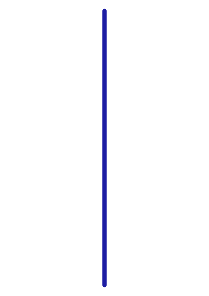 linha azul escuro
