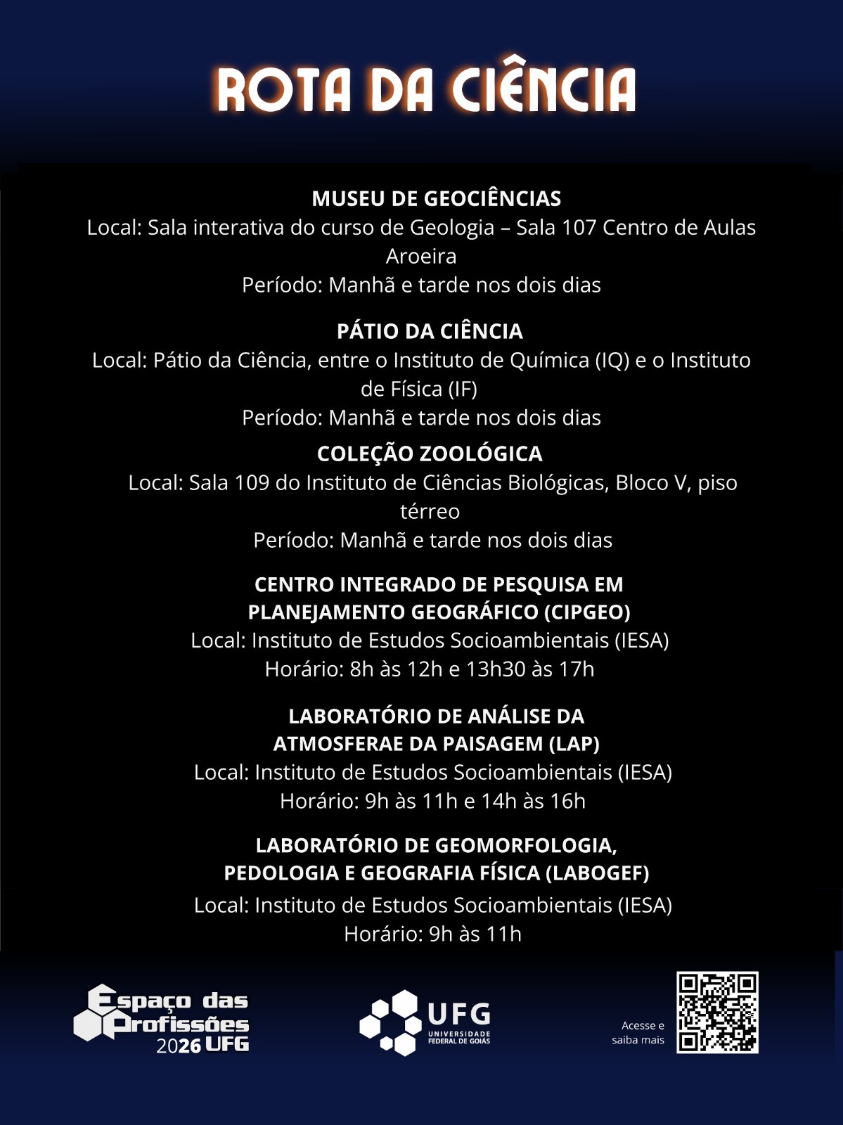 Rota da Ciência - Goiânia
