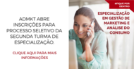 Iniciamos o per&iacute;odo de pr&eacute;-inscri&ccedil;&otilde;es da 2a Turma da Especializa&ccedil;&atilde;o em Gest&atilde;o de Marketing e An&aacute;lise do Consumo. O corpo docente &eacute;...