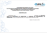 Os certificados foram enviados por e-mail