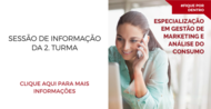 O ADMKT, Grupo de Pesquisa e Extensão em Marketing e Comportamento do Consumidor da UFG, lhe convida para participar da Sessão de Informação da 2. Turma da...