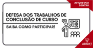 As bancas de TCC são abertas ao público. Você quer prestigiar os alunos que estão apresentando suas pesquisas? Quer saber como acontecem as bancas? Conhecer como foram...