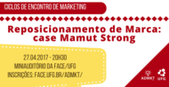 Justificativa: O ADMKT é um Grupo de Pesquisa e Extensão em Marketing e Comportamento do Consumidor, coordenado por Marcos Severo e Ricardo Limongi, docentes do Curso de...