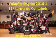 Colação de grau 2016-1 - 11ª turma de Contábeis