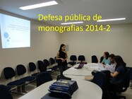 Apresentações das monografias das disciplinas de TCC