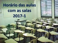 Distribui&ccedil;&atilde;o das salas de aulas 2017-1 