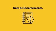 Nota de esclarecimento 