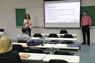 Míriam e João Paulo, nossos discentes, marcam presença nos 20 anos do SEMEAD.