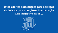 bolsista coordenação