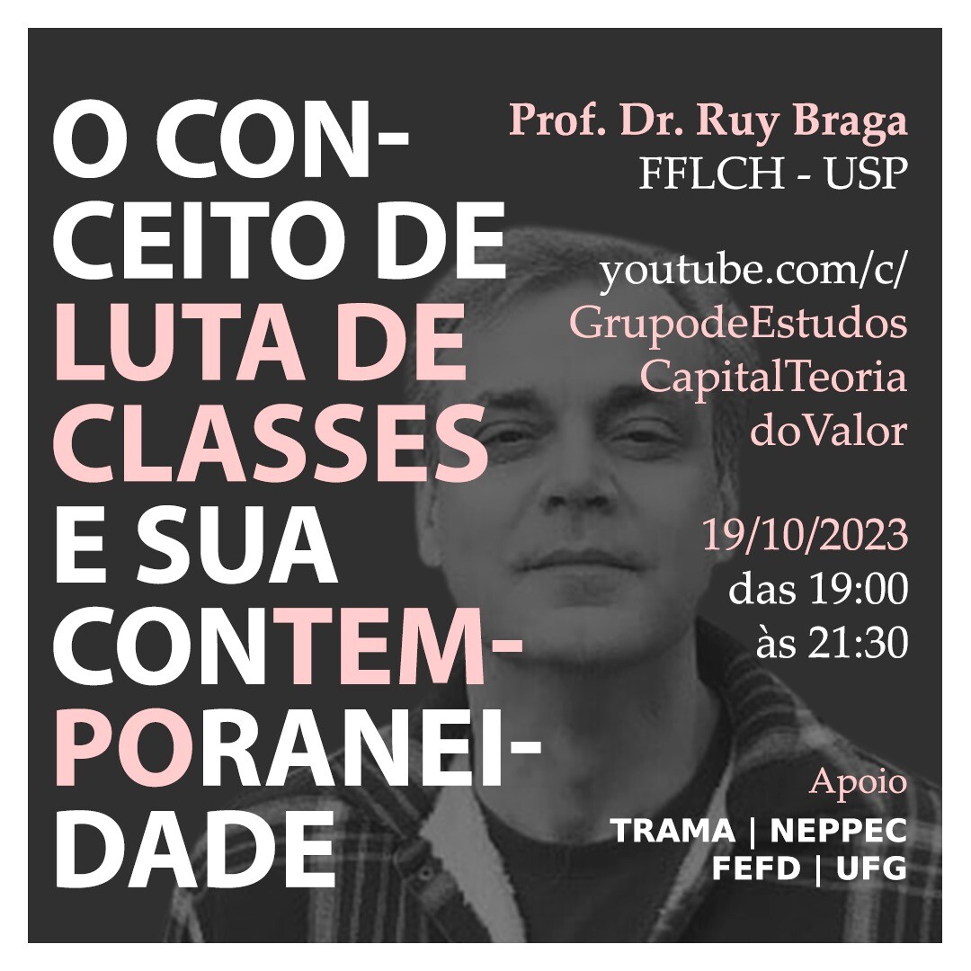 Palestra do Grupo de Estudos Capital e Teoria do Valor