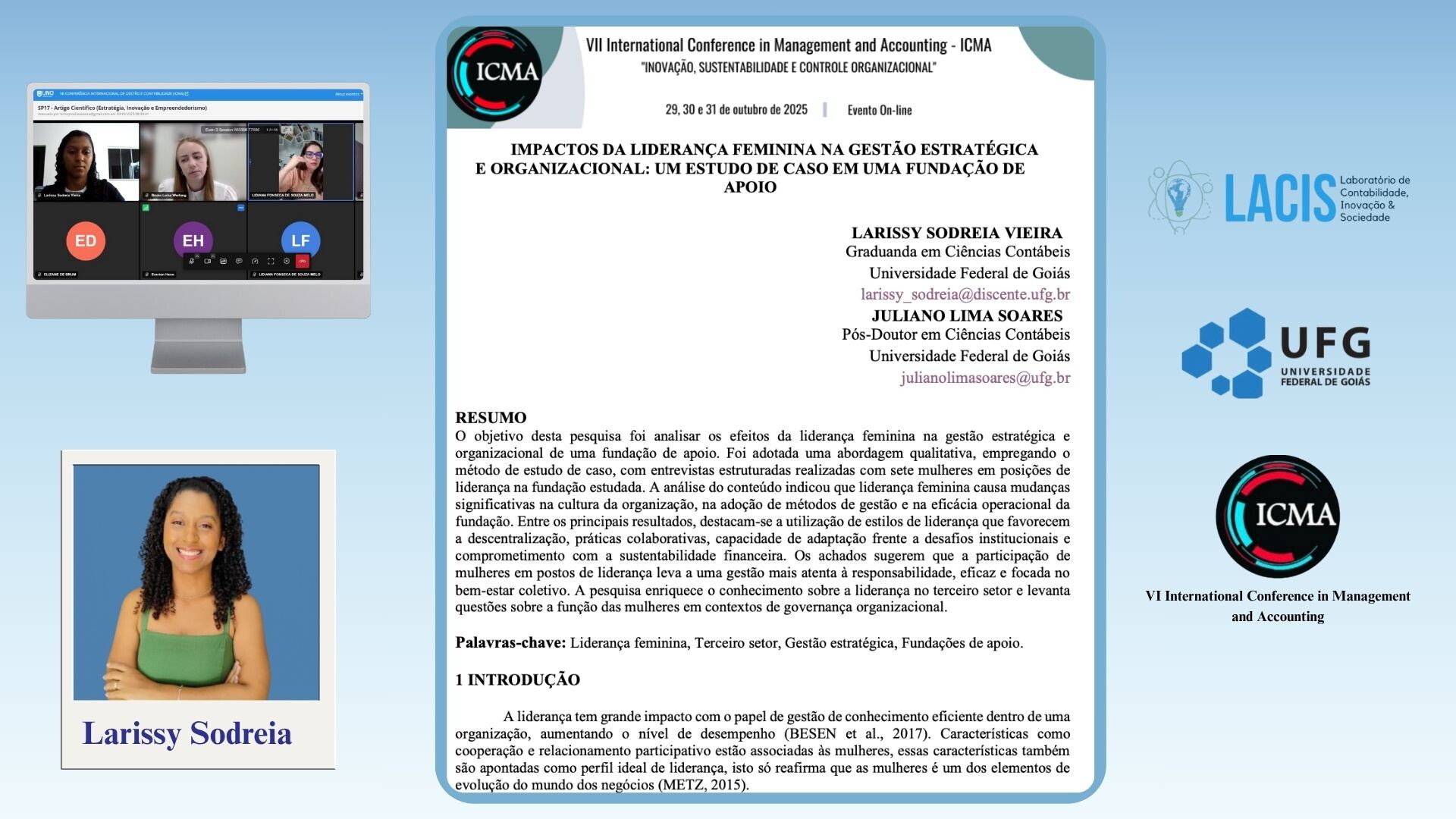 Apresentação Larissy