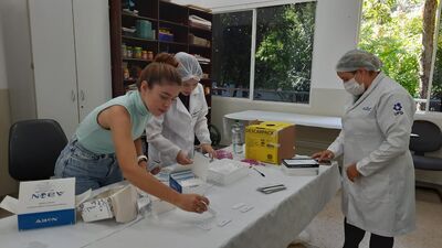 Foto 03 - Parceria FEN FEFD no Caps Novo Mundo