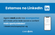Estamos no linkedin - Agora você pode nos acompanhar em mais uma rede social e conferir mais oportunidades!