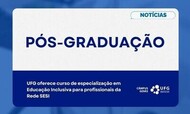 Imagem mostra informações do curso de especialização em Políticas Inclusivas, voltado a profissionais do SESI de todo o Brasil