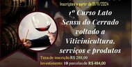 Texto na imagem: Curso de Especialização em Vitivinicultura
