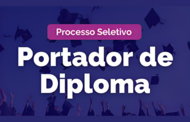 Banner do Processo Seletivo para Portador de Diploma do Instituto Verbena.